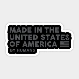 Made In the USA Sticker